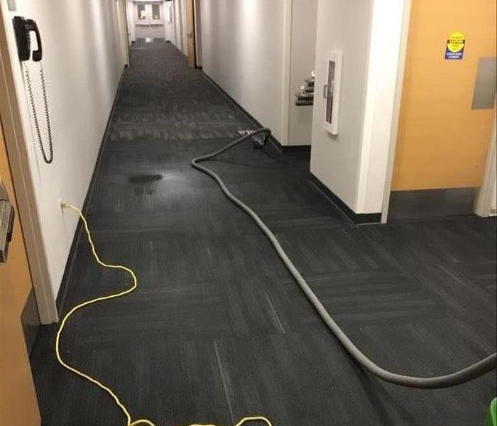 Vacuuming up water